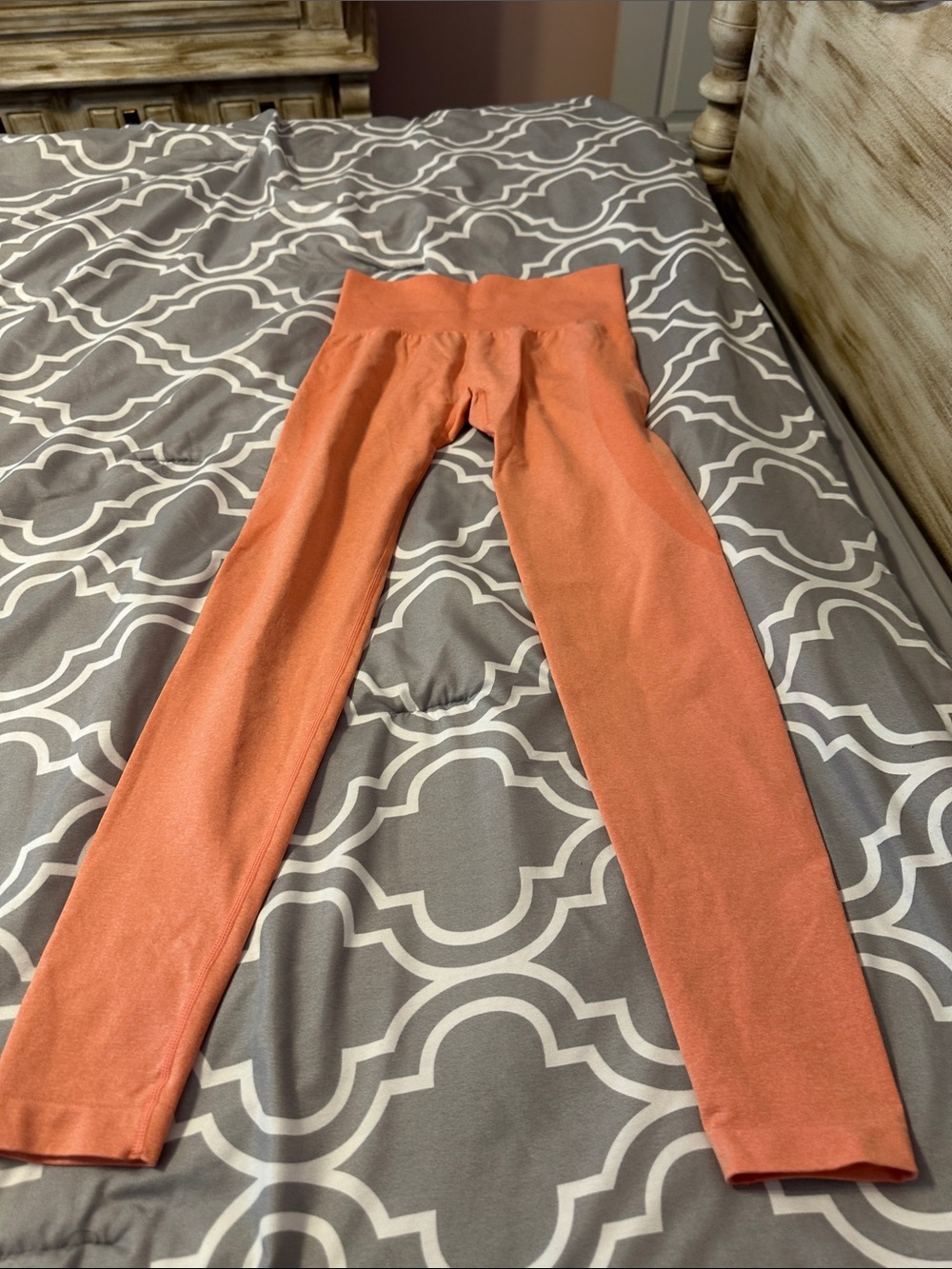 High-Waisted Coral Leggings